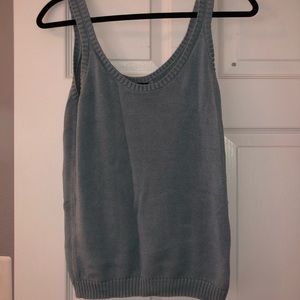Knit tank top
